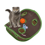 Jeu Interactif Chat 9 Trous — Tunnel Cache-Cache Chasse Souris Intelligence 2