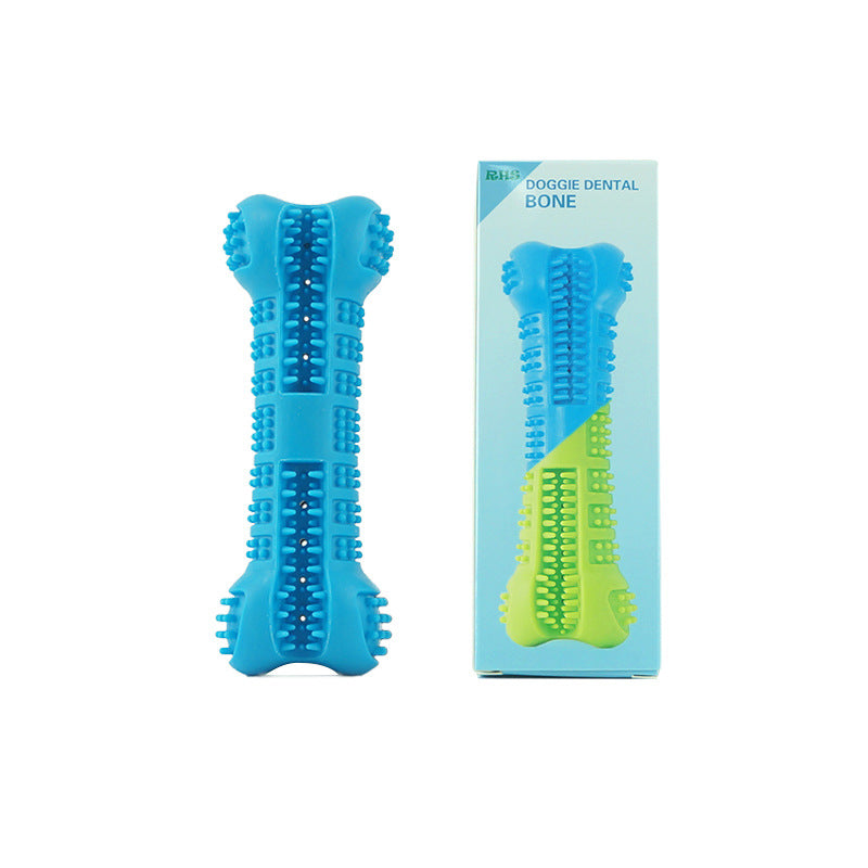 Jouet Brosse à Dents Silicone Os Chien — Nettoyage Dentaire Ludique & Naturel