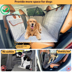 Coussin Siège Arrière Voiture Chien — Plaque Support Large Confort Voyage 3