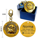 Médaille ID Métal Gravée Personnalisée Chien — Anti-Perte Carte Identité 7