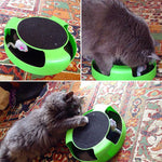 Griffoir Toupie Souris Chat — Jouet Interactif Scratch Board Chaton 1