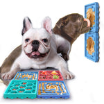 Tapis de Léchage Chien Ventouse — Slow Feeder Beurre Cacahuète Anti-Stress 2