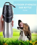 Gourde Portable Chien Chat — Bouteille Maison Extérieur Distributeur Pratique 2