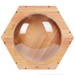 Arbre à Chat Bois Massif Luxe — Griffoir Tunnel Perchoir Premium Design 3