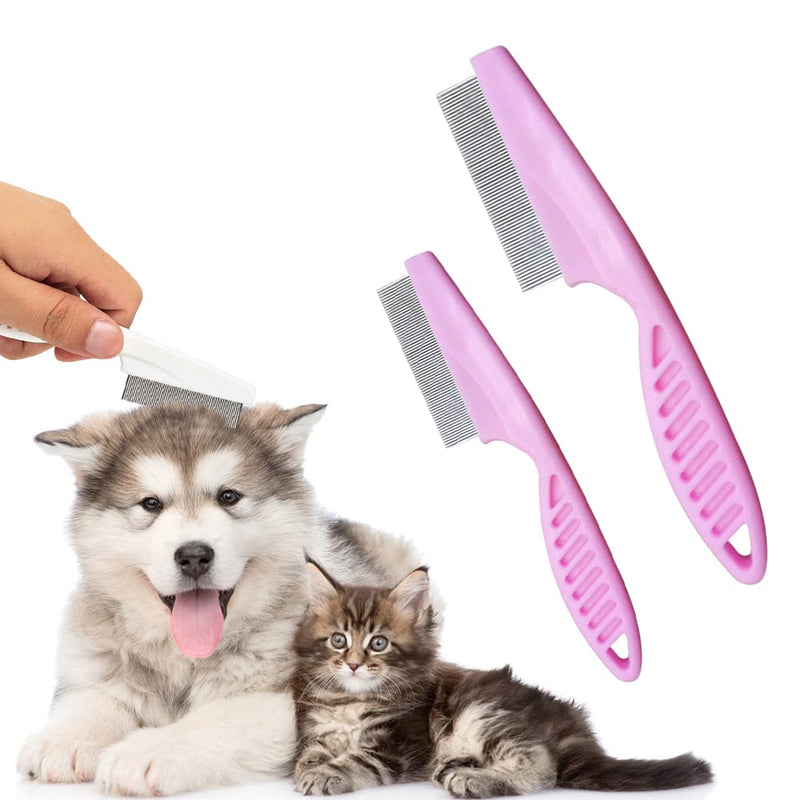 Kit Peigne Toilettage Multifonction Chien — Démêlant Inox Massage Taches Larmes