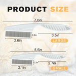 Kit Peigne Toilettage Multifonction Chien — Démêlant Inox Massage Taches Larmes 3