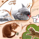Jouet Catnip Plumes Chat — Lollipop Herbe à Chat Naturelle Compressée Kicker 2