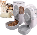 Distributeur Eau Nourriture Suspendu Cage — Gravité Auto Lapin Chat Chien 1