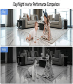 XIAOVV Indoor WiFi Surveillance Camera 2K Pet and Baby Camera with Motion Tracking 360° WiFi IP Home Cameras Night Vision 4
