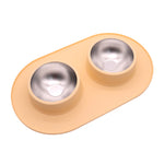 Gamelle Silicone Inox Anti-Dérapante — Bol Anti-Éclaboussures Chien Chat 9