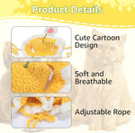 Chapeau Tricoté Chat Chien — Costume Drôle Halloween Noël Anniversaire Kawaii 3