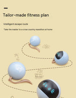 Balle Électrique Interactive Chat — Jouet Automatique Rotatif Stimulation 9