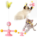 Jouet Moulin à Vent Lumineux Chat — Tourniquet Interactif LED Stimulation 11