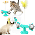 Jouet Moulin à Vent Lumineux Chat — Tourniquet Interactif LED Stimulation 5