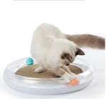 Griffoir Multifonction Carton Ondulé Chat — Jouet Griffe Coussin Scratch 1