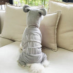 T-Shirt Quatre Pattes Chien Brodé — Vêtement Uni Élégant Confort Premium 3