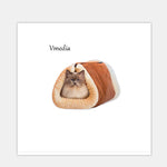 Tunnel Sac de Couchage Chat — Nid Cosy Kennel Refuge Toutes Saisons 5