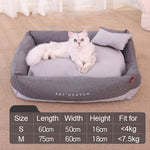 Nid Chat Semi-Fermé — Coussin Tapis Confort Douillet Toutes Saisons 6