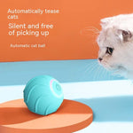 Balle Rebondissante Intelligente Chat — Roulement Automatique USB Interactif 3