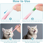Pistolet Distributeur Médicaments Chien Chat — Piller Gun Embout Doux Traitement 10