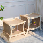Nid Chat Double Couche Tapis Été — Griffoir Sisal Confort Fraîcheur 3