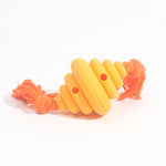 Balle Corde Nœud Chien — Jouet Distributeur Nourriture Mastication Grande Race 3