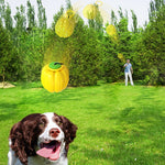 Balle Citrouille Squeaky Chien — Jouet Dentition Mâcher Couineur Plastique 10