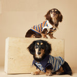 Polo Rayé Chien Tony Bear — T-Shirt Élégant Style Preppy Confort 2