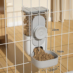 Distributeur Eau Nourriture Suspendu Cage — Gravité Auto Lapin Chat Chien 7