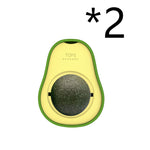 Jouet Catnip Avocat Rotatif 360° — Toupie Auto-Redressante Herbe à Chat 2