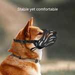 Pet Comfortable Dog Silicone Mouth Cover Mask 1