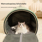 Maison Chat Fermée Isolée Hiver — Niche Chaude Confort Protection Froid 3
