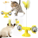 Jouet Moulin à Vent Lumineux Chat — Tourniquet Interactif LED Stimulation 6