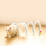 Tunnel Pliable Chat — Jouet Interactif Cachette Stimulation & Exploration 1