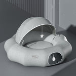 Tunnel Donut Chat — Cachette Ronde Pliable Crawl Shelter Confort 1