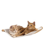 Arbre à Chat Bois Massif — Cadre Escalade Griffoir Nid Solide Premium 16