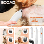 Kit Aspirateur Toilettage Chien — Conditionneur Poils Multifonction Aspiration 4
