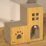 Griffoir Carton Ondulé Multifonction — Nid Scratch Board Résistant Chat 3