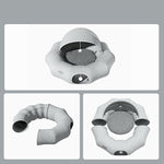 Tunnel Donut Chat — Cachette Ronde Pliable Crawl Shelter Confort 2