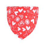 Bavoir Bandana Pet Saint-Valentin — Serviette Salive Chien Chat Tendance 3