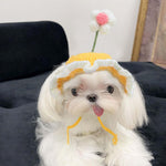 Chapeau Tricoté Chat Chien — Costume Drôle Halloween Noël Anniversaire Kawaii 2