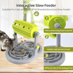 Jouet Puzzle Alimentaire Chien Chat — Slow Feeder IQ Hauteur Réglable Anti-Stress 4