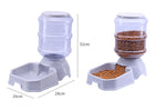 Distributeur Automatique Nourriture Fontaine Eau — Station Repas Chat Chien 4