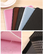 Tapis Litière Chat Double Couche EVA — Anti-Débordement Facile à Nettoyer 10