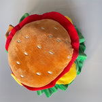 Collier Chapeau Burger Chat — Coiffe Cartoon Drôle Cone Accessoire Photo 4