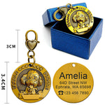 Médaille ID Métal Gravée Personnalisée Chien — Anti-Perte Carte Identité 8