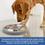 Gamelle Anti-Glouton Chien 2 en 1 — Puzzle Friandises & Tapis Léchage Anti-Stress 7