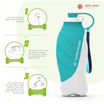 Gourde Pliable Chien Grande Capacité — Portable Antifuite Camping Randonnée 9