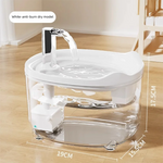 Fontaine Eau Chat Automatique Filtrée Silencieuse — Anti-Sécheresse 7