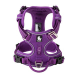 Harnais Anti-Traction Chien Réfléchissant Nylon Réglable Confort 24